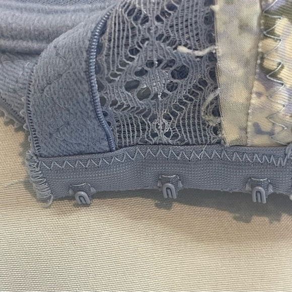 Lucky Brand Bra Size 38D Blue and Green Floral - Picture 8 of 12